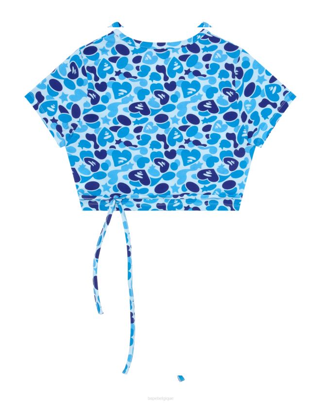 haut imprimé A Bathing Ape femmes ZHX6N4936 bleu