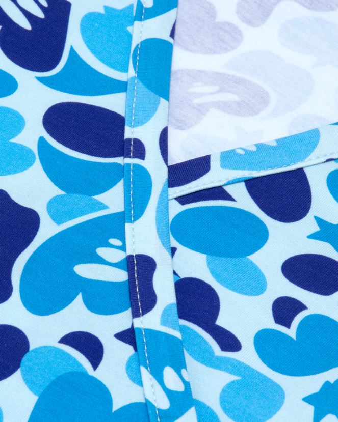haut imprimé A Bathing Ape femmes ZHX6N4936 bleu