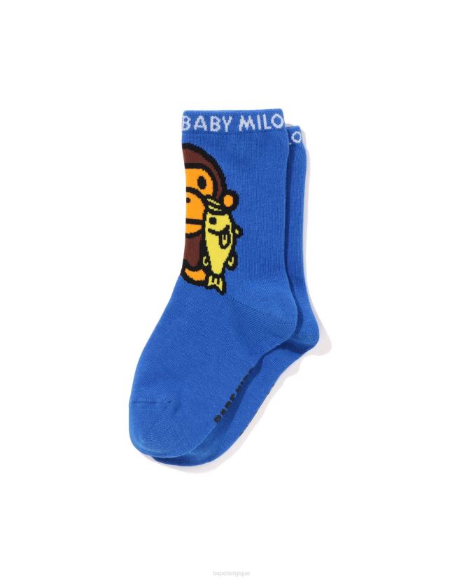 chaussettes bébé milo black bass A Bathing Ape enfants ZHX6N41389 bleu