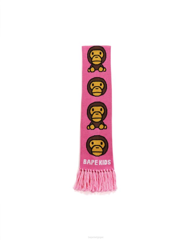 écharpe bébé milo A Bathing Ape enfants ZHX6N41767 rose