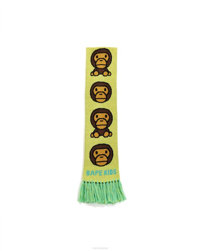 écharpe bébé milo A Bathing Ape enfants ZHX6N41768 jaune