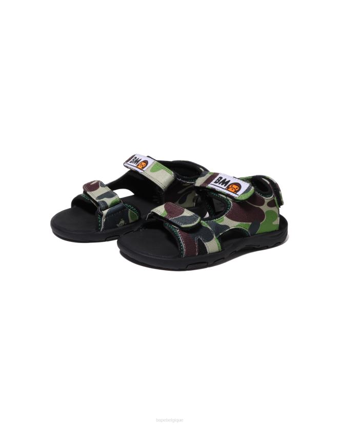 abc sandales bébé milo A Bathing Ape enfants ZHX6N41267 armée verte