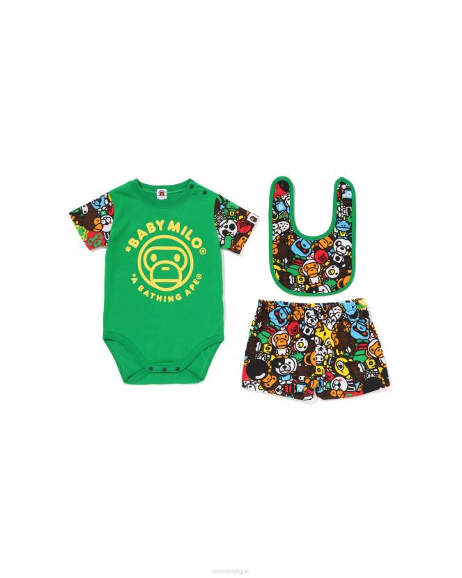 coffret cadeau milo all safari A Bathing Ape enfants ZHX6N41391 émeraude
