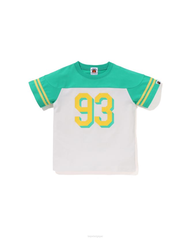 t-shirt de football A Bathing Ape enfants ZHX6N41314 vert clair