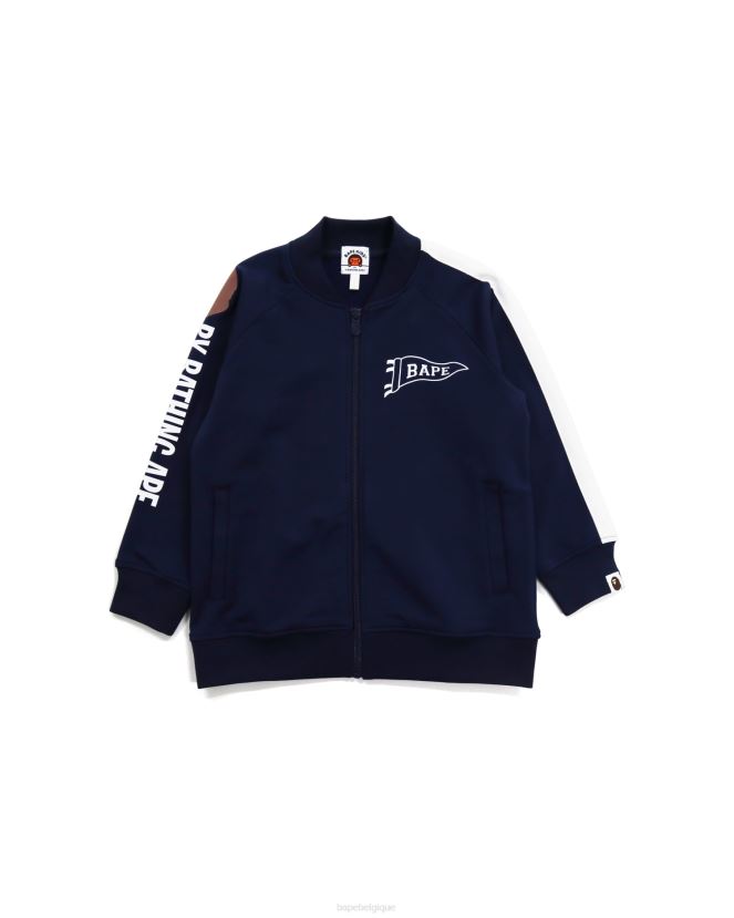 haut en jersey A Bathing Ape enfants ZHX6N41790 bleu