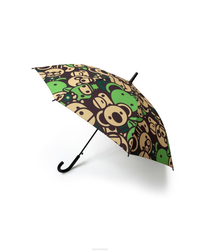 parapluie bébé milo A Bathing Ape femmes ZHX6N41078 armée verte