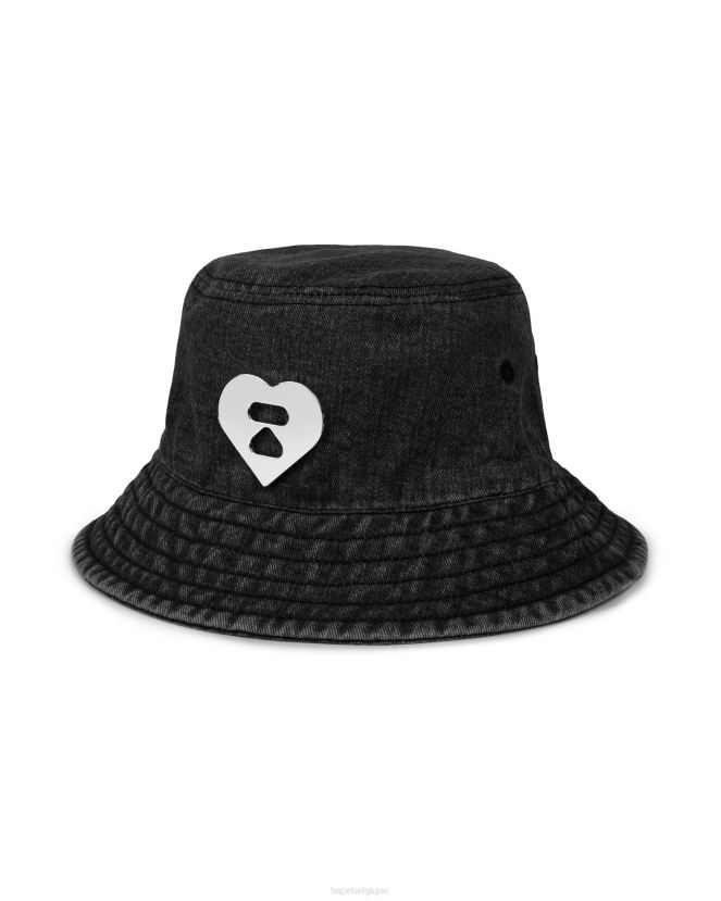 bob en jean A Bathing Ape femmes ZHX6N41086 noir
