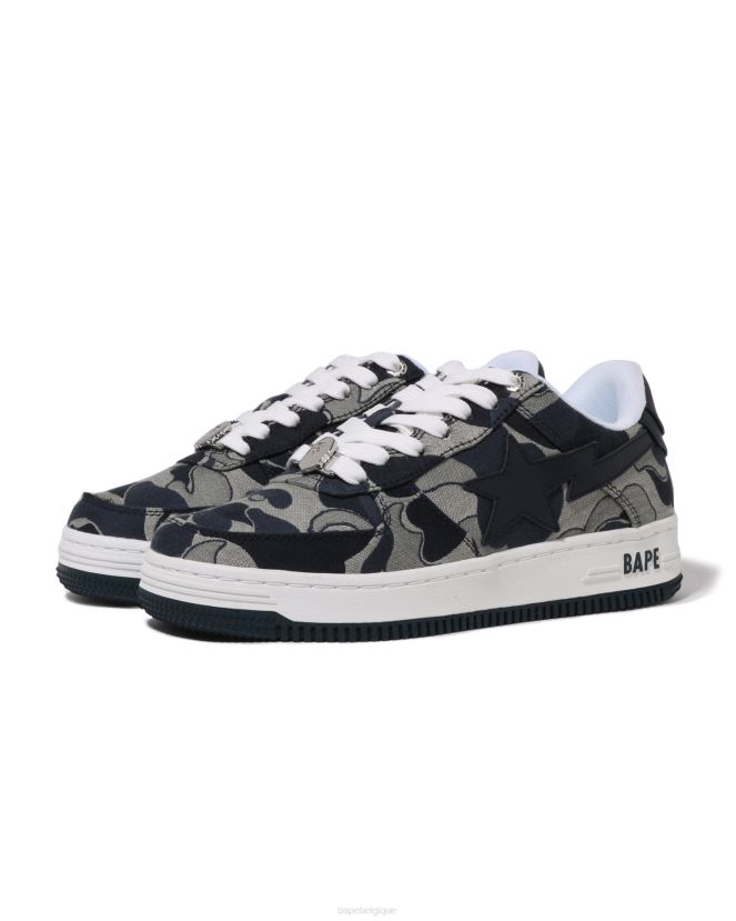 cookie camouflage 2 A Bathing Ape femmes ZHX6N41212 bleu marine