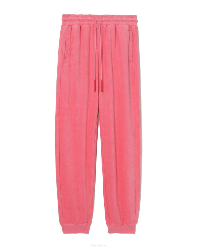 pantalon de survêtement en tissu éponge A Bathing Ape femmes ZHX6N4842 rose