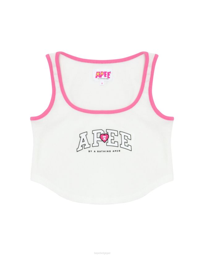 gilet graphique A Bathing Ape femmes ZHX6N4948 mur blanc