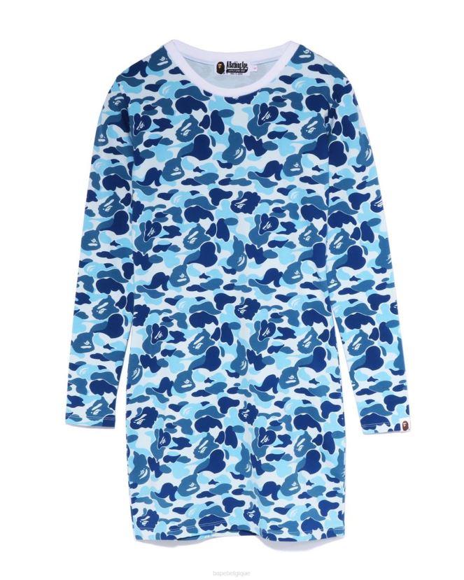 moulante abc camo A Bathing Ape femmes ZHX6N4862 bleu
