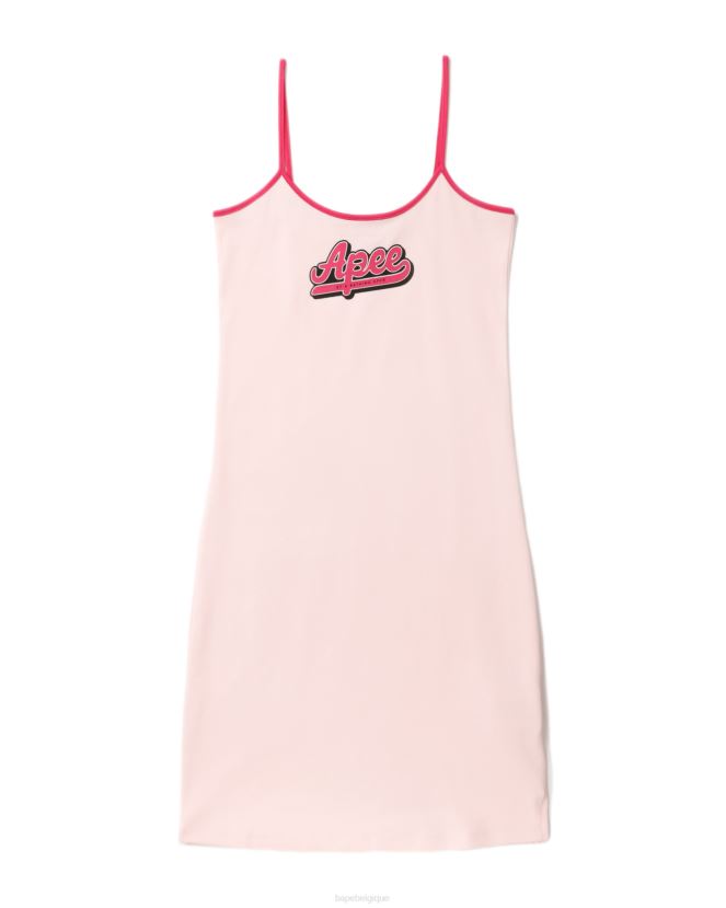 robe graphique A Bathing Ape femmes ZHX6N4803 rose