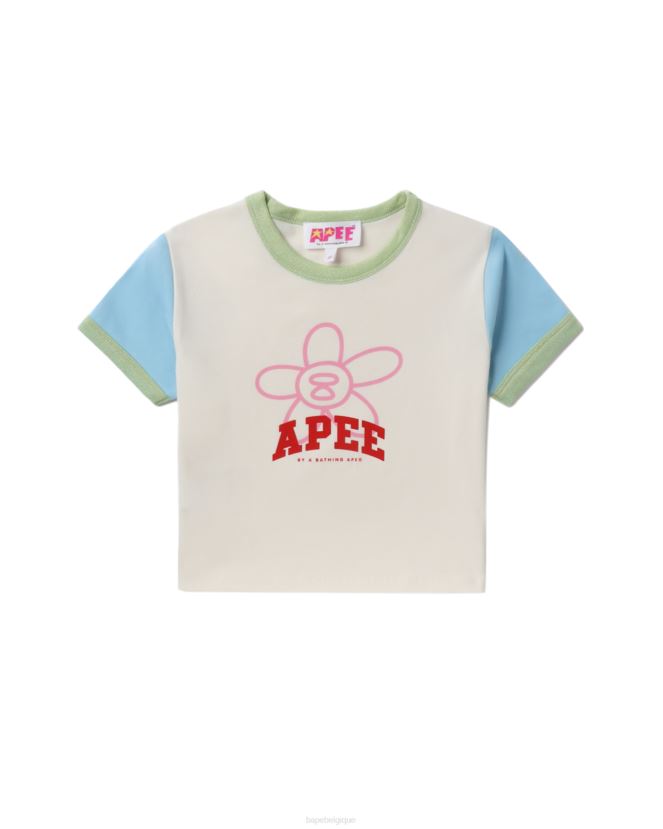haut graphique A Bathing Ape femmes ZHX6N4800 blanc
