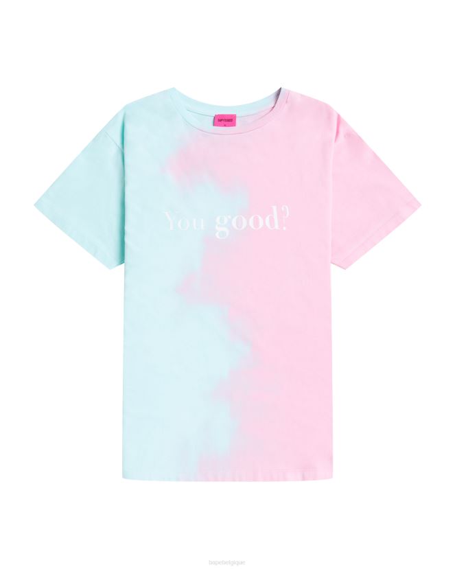 t-shirt x ireneisgood A Bathing Ape femmes ZHX6N4987 menthe