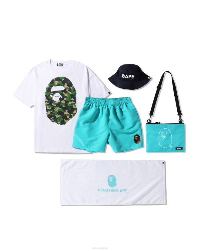 été sac vacances plage A Bathing Ape femmes ZHX6N41144 bleu