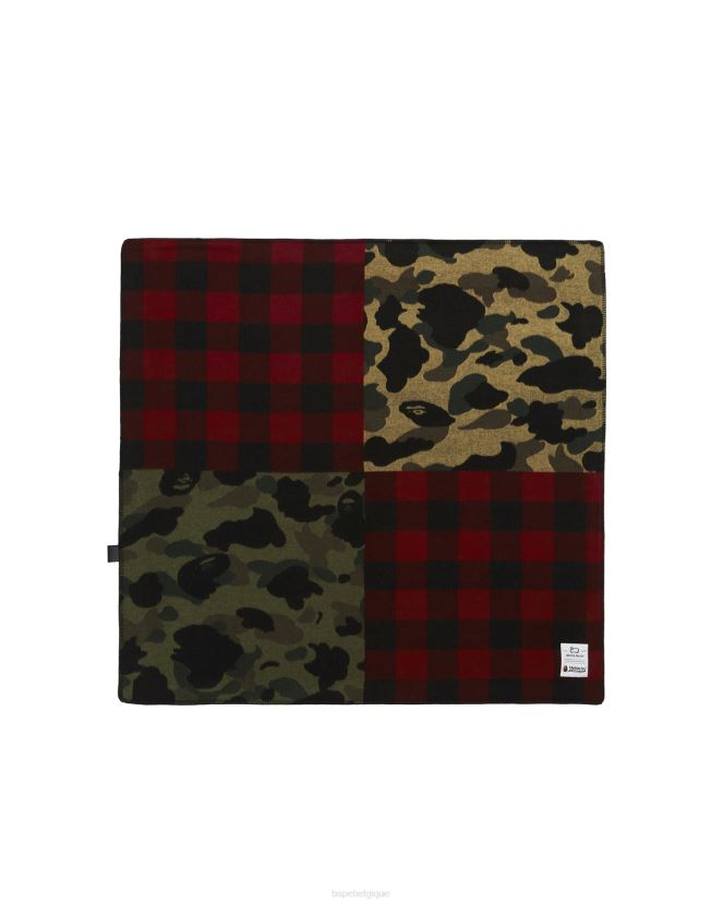 x couverture en laine A Bathing Ape Hommes ZHX6N4577 cause