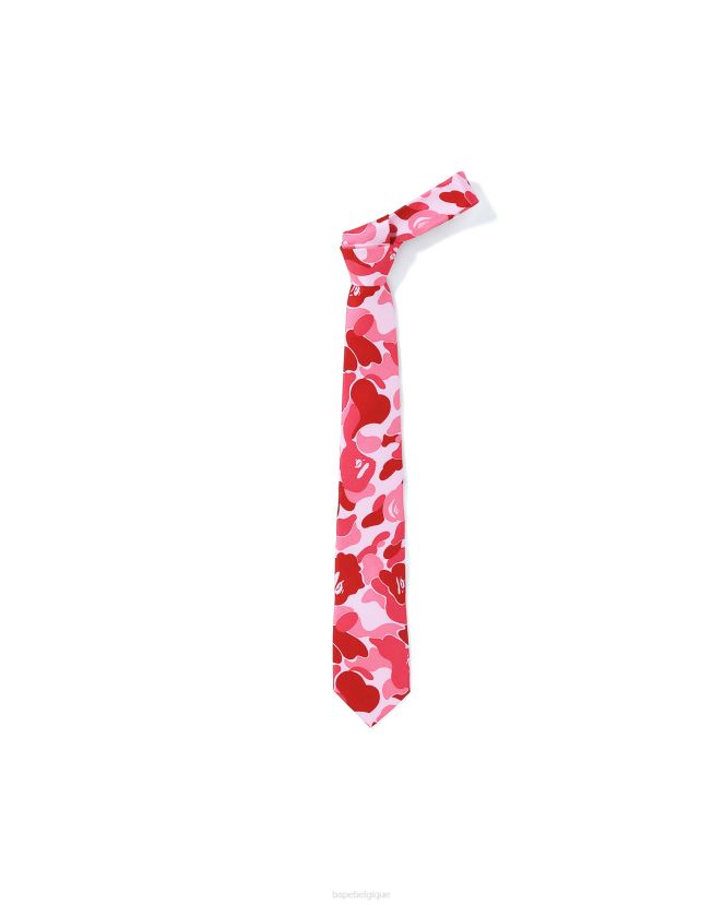 cravate abc A Bathing Ape Hommes ZHX6N4400 rose
