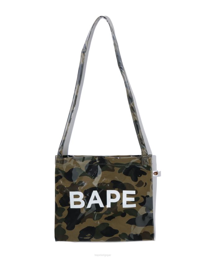 1er sac bandoulière camouflage A Bathing Ape Hommes ZHX6N4775 armée verte