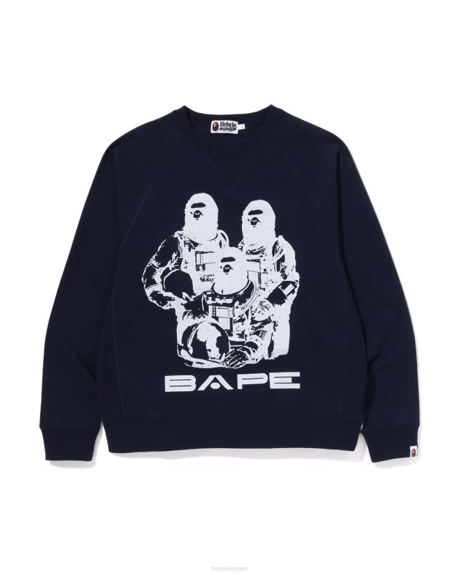 coupe décontractée A Bathing Ape Hommes ZHX6N4261 bleu marine