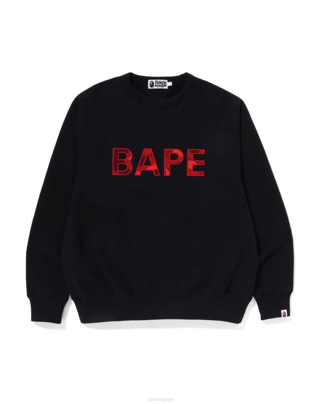patch coupe décontractée A Bathing Ape Hommes ZHX6N4293 noir
