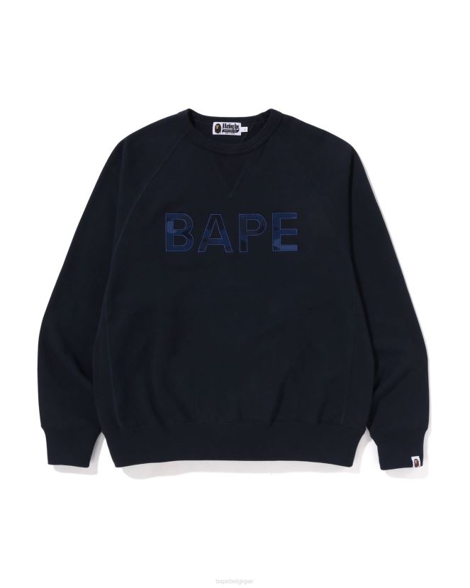 patch coupe décontractée A Bathing Ape Hommes ZHX6N4296 bleu marine