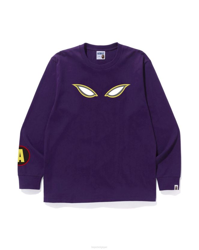 tee-shirt ombre A Bathing Ape Hommes ZHX6N4109 violet