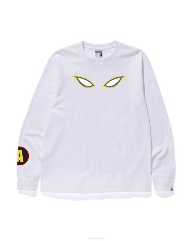 tee-shirt ombre A Bathing Ape Hommes ZHX6N4110 blanc