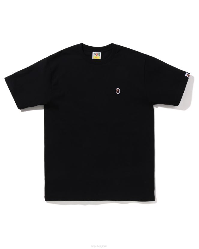 tête un point tee A Bathing Ape Hommes ZHX6N431 noir
