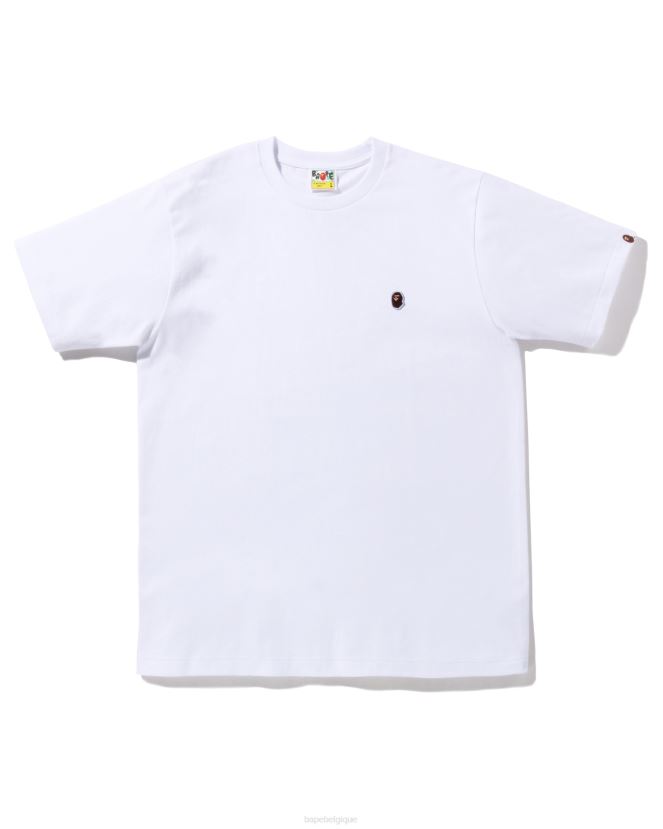 tête un point tee A Bathing Ape Hommes ZHX6N435 blanc