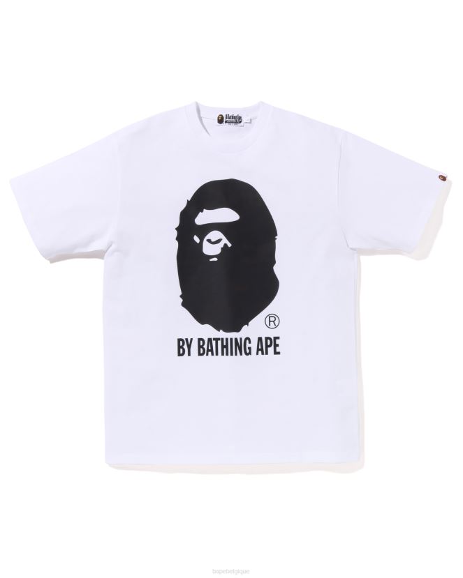 tee de thermographie A Bathing Ape Hommes ZHX6N414 blanc