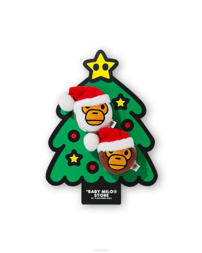 jouets en peluche de noël bébé milo A Bathing Ape Hommes ZHX6N4624 brun