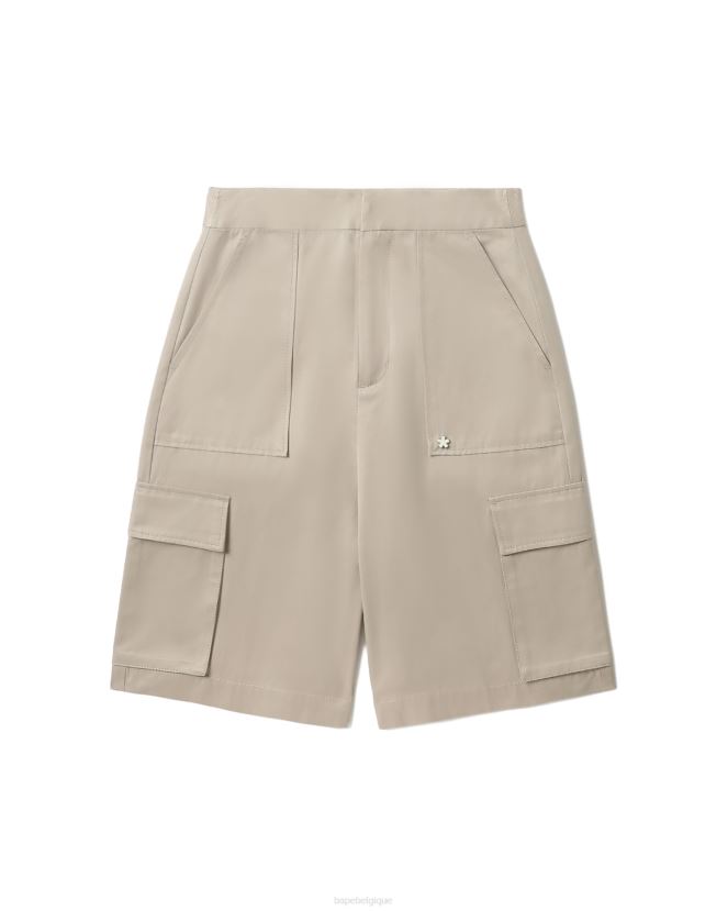 jupe-culotte cargo A Bathing Ape femmes ZHX6N4792 beige