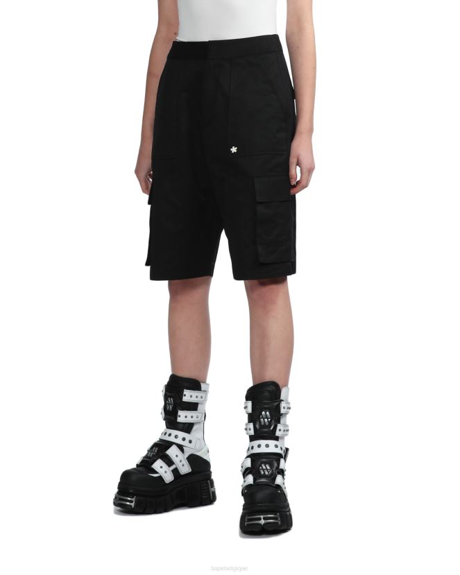 jupe-culotte cargo A Bathing Ape femmes ZHX6N4793 noir