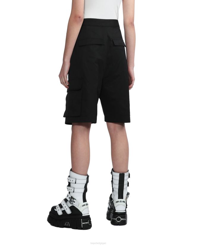 jupe-culotte cargo A Bathing Ape femmes ZHX6N4793 noir