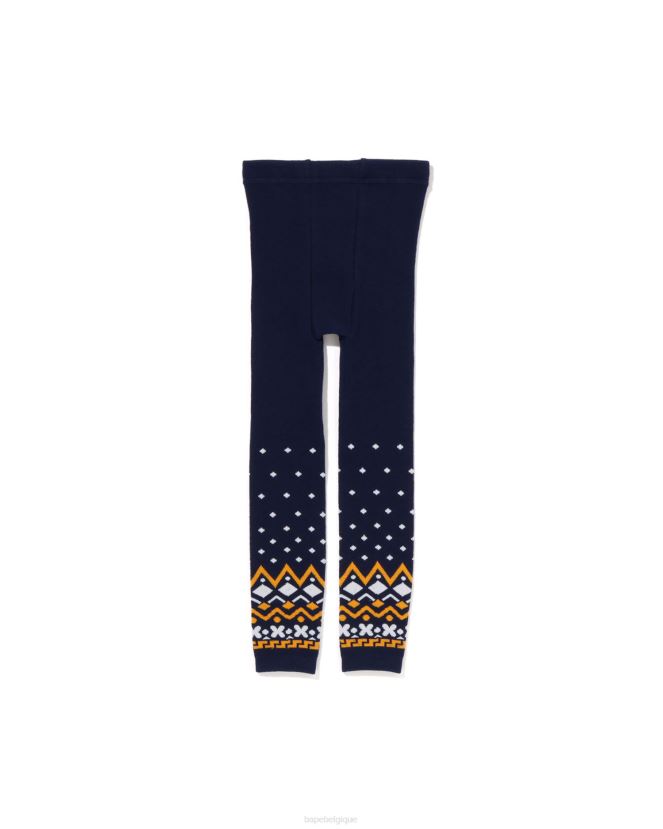 legging nordique bébé milo A Bathing Ape enfants ZHX6N41468 bleu marine