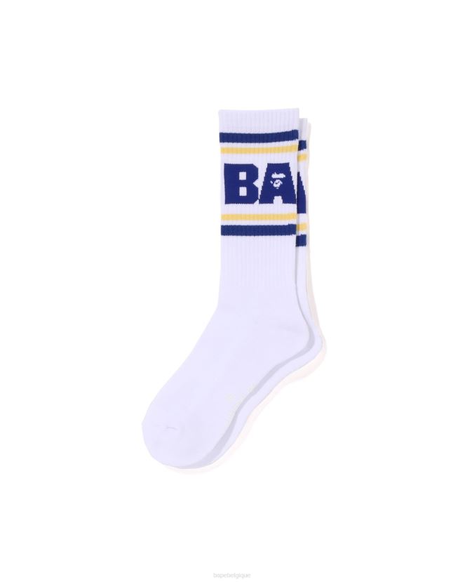 ligne chaussettes A Bathing Ape Hommes ZHX6N4437 bleu