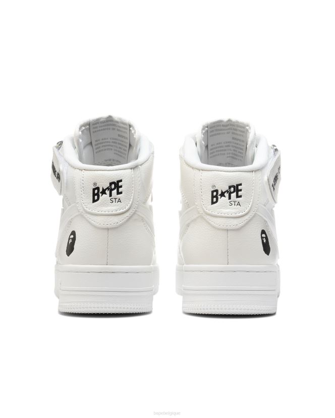 mes baskets A Bathing Ape femmes ZHX6N41256 blanc