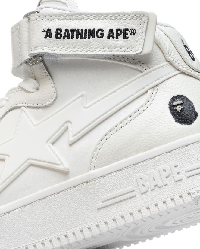 mes baskets A Bathing Ape femmes ZHX6N41256 blanc