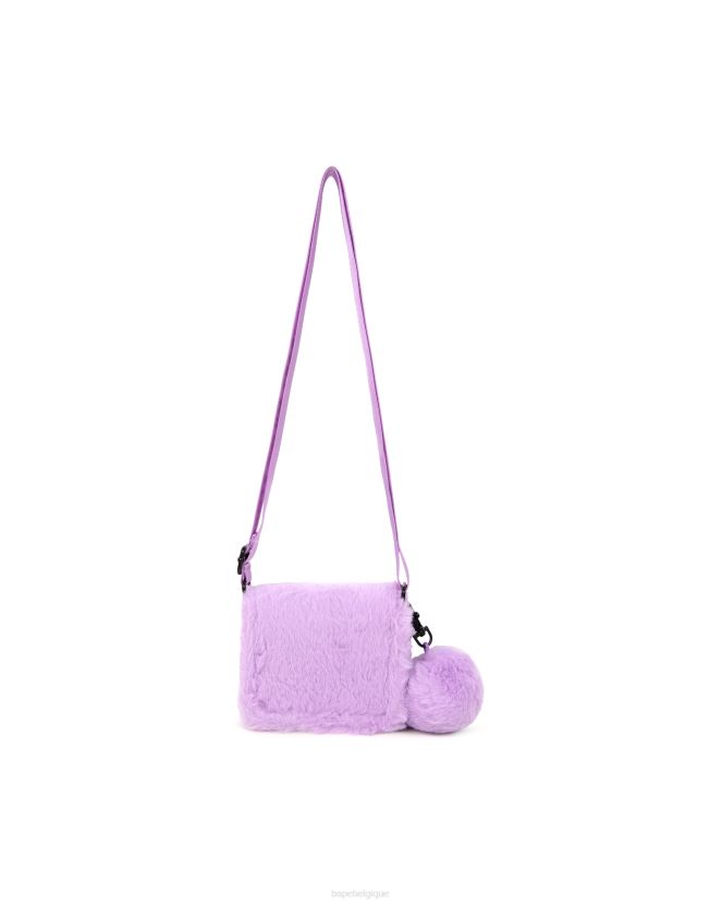 mini sac à bandoulière A Bathing Ape femmes ZHX6N41131 violet