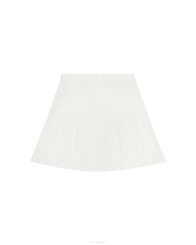 minijupe plissée A Bathing Ape femmes ZHX6N4969 mur blanc