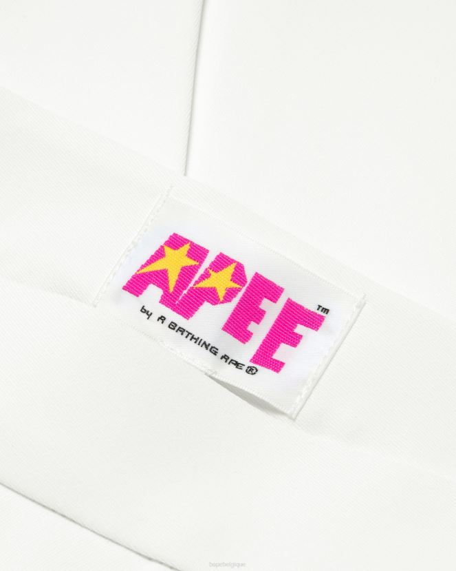 minijupe plissée A Bathing Ape femmes ZHX6N4969 mur blanc