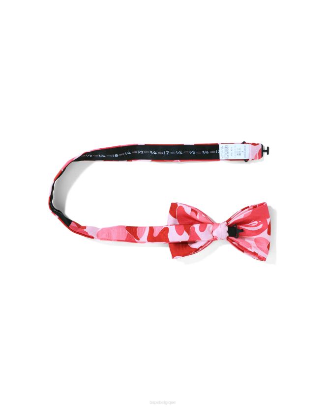 noeud papillon abc A Bathing Ape Hommes ZHX6N4394 rose