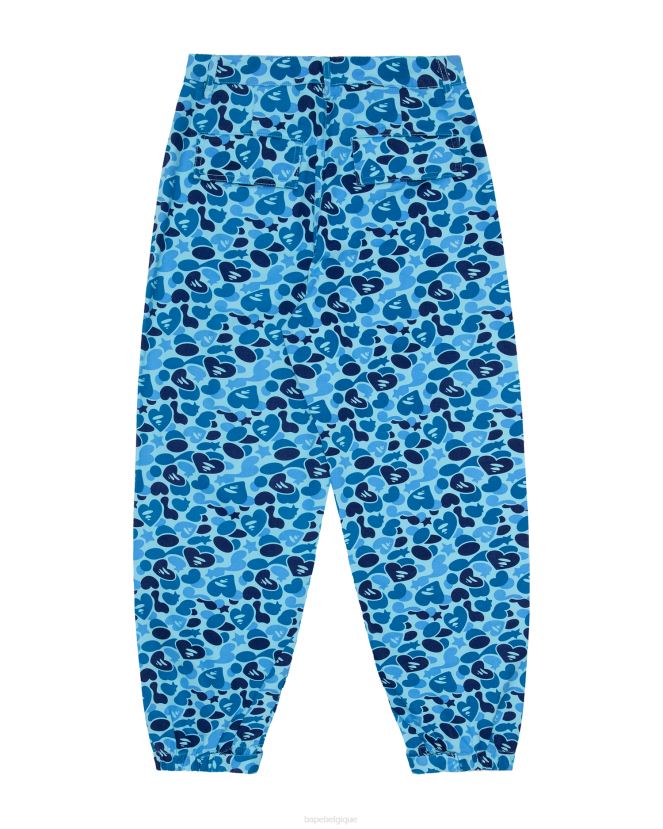 pantalon cargo imprimé A Bathing Ape femmes ZHX6N4949 bleu clair