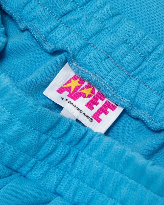pantalon de survêtement A Bathing Ape femmes ZHX6N41059 bleu