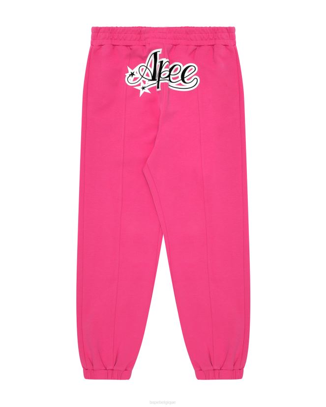 pantalon de survêtement A Bathing Ape femmes ZHX6N41060 rose