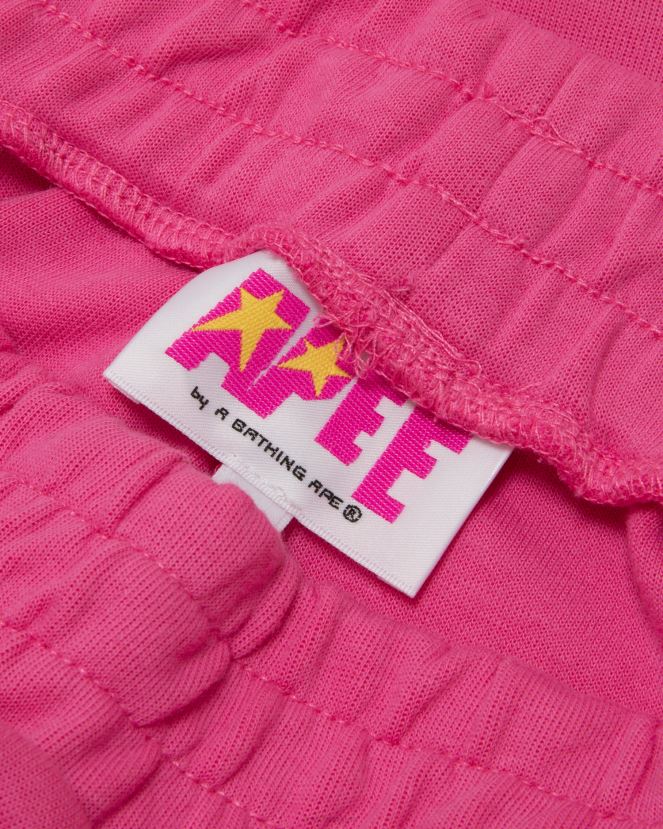 pantalon de survêtement A Bathing Ape femmes ZHX6N41060 rose