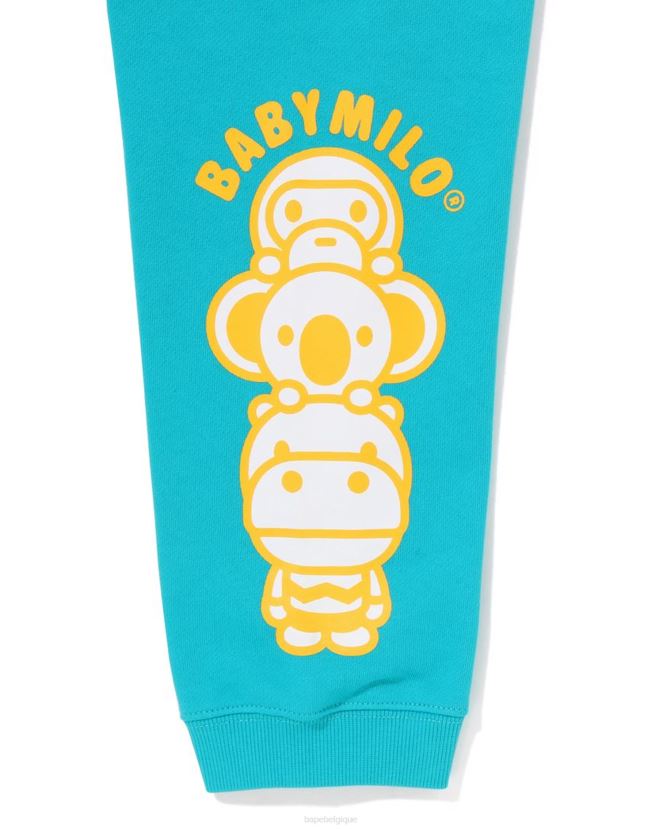 pantalon de survêtement bébé amis milo A Bathing Ape enfants ZHX6N41420 menthe