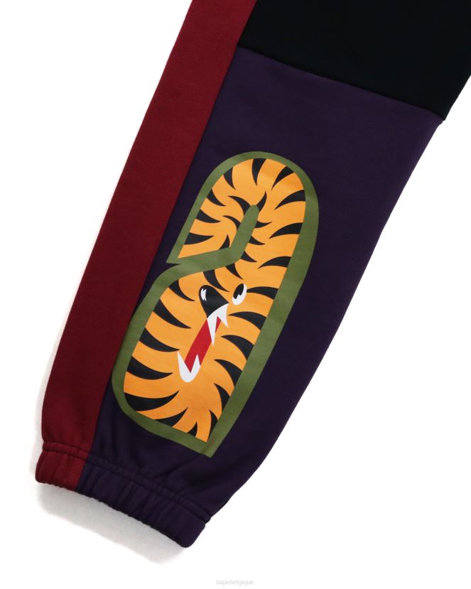 pantalon de survêtement de requin fou A Bathing Ape femmes ZHX6N41047 noir