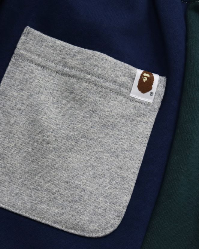 pantalon de survêtement de requin fou A Bathing Ape femmes ZHX6N41048 gris