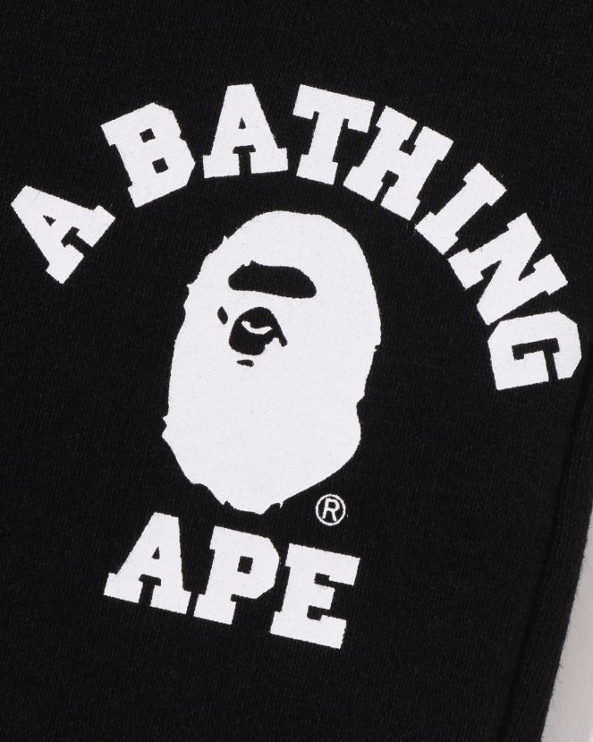 pantalon de survêtement d\université A Bathing Ape enfants ZHX6N41444 noir